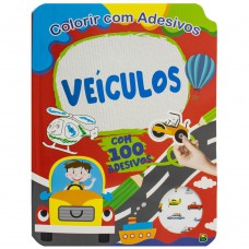 Colorir com Adesivos: Veículos Colorir com Adesivos: Veículos