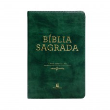 Bíblia Sagrada ACF, Capa luxo verde, Leitura Perfeita