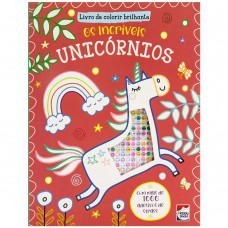 Livro de Colorir Brilhante: Incríveis Unicórnios, Os