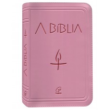 A Bíblia - zíper rosa