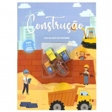 Aventuras com Borrachas - Colorir & Atividades: Construção Aventuras com Borrachas - Colorir & Atividades: Construção