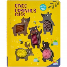 Esconde-Esconde animado! Toque & Sinta:Cinco Ursinhos Fofos