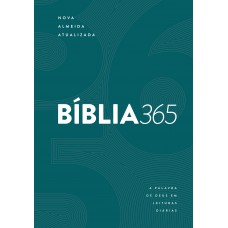 Bíblia 365 NAA, Leituras Diárias, Letra Regular, Capa Dura Verde