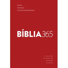 Bíblia 365 NVT, Leituras Diárias, Letra Regular, Capa Dura Vermelha