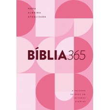 Bíblia 365 NAA, Leituras Diárias, Letra Regular, Capa Dura Rosa