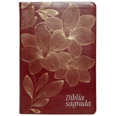 Bíblia NVI, Letra gigante, Fonte Leitura Perfeita, Capa luxo Vinho