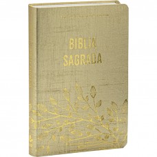 Bíblia Sagrada NTLH, Letra Grande, com mapa, Capa Semi Flexível Dourada