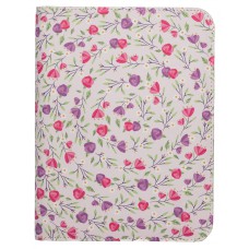 Meu plano perfeito: Florescer, planner anual não datado para adolescentes com sobrecapa de luxo com zíper, capa Romântica com flores | Planner 2026