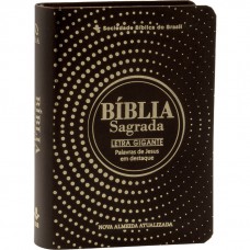 Bíblia Sagrada NAA, Letra Gigante, com palavras de Jesus destacadas, com índice, Capa Couro Sintético Marrom Bíblia Sagrada NAA, Letra Gigante, com palavras de Jesus destacadas, com índice, Capa Couro Sintético Marrom