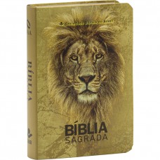 Bíblia Sagrada NAA, Letra Regular, Capa Semi Flexível Dourada Bíblia Sagrada NAA, Letra Regular, Capa Semi Flexível Dourada