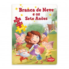 Branca De Neve E Os Sete Anões:Livro Com Quebra Cabeça