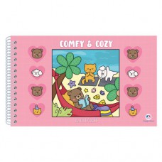 Comfy and Cozy Pink - Para Colorir