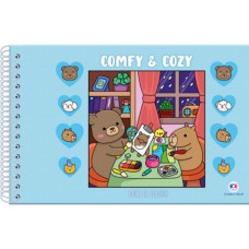 Comfy and Cozy Blue - Para Colorir