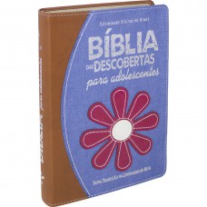 Bíblia das Descobertas para Adolescentes - Couro sintético Jeans Bíblia das Descobertas para Adolescentes - Couro sintético Jeans
