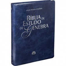 Bíblia de Estudo de Genebra - Couro sintético Azul Bíblia de Estudo de Genebra - Couro sintético Azul