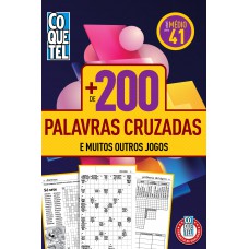 Livro Coquetel Mais de 200 Palavras Cruzadas Médio 41 Livro Coquetel Mais de 200 Palavras Cruzadas Médio 41
