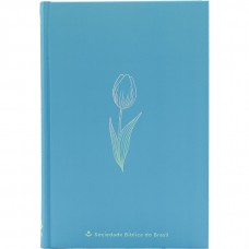 Bíblia Light Blue NAA, Letra Regular, Capa Dura Azul