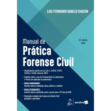 Manual de Prática Forense Civil 12ª Edição 2025
