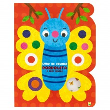 Livro de Colorir Recortado: Borboleta Livro de Colorir Recortado: Borboleta