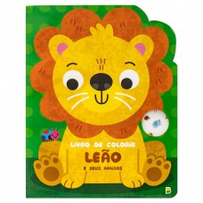 Livro de Colorir Recortado: Leão Livro de Colorir Recortado: Leão