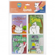 Minilivros Pack: Colorir Animais