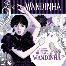 O livro de colorir oficial da Wandinha