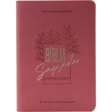 Bíblia Sagrada NAA para Mulher, Letra Supergigante, com palavras de Jesus destacadas, Tamanho Grande, Capa Couro Sintético Rosa Bíblia Sagrada NAA para Mulher, Letra Supergigante, com palavras de Jesus destacadas, Tamanho Grande, Capa Couro Sintético Rosa