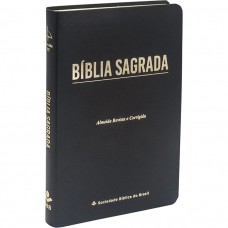 Bíblia Sagrada ARC, Letra Regular, Capa Semi Flexível Preta