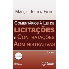 Comentários à Lei de Licitações e Contratações Administrativas