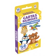 Flash Cards Cartas Bilíngues - Alfabeto - Alphabet