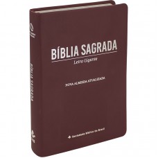 Bíblia Sagrada NAA, Letra Gigante, Capa Couro Sintético Vinho Bíblia Sagrada NAA, Letra Gigante, Capa Couro Sintético Vinho