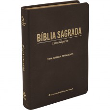 Bíblia Sagrada NAA, Letra Gigante, Capa Couro Sintético Marrom Bíblia Sagrada NAA, Letra Gigante, Capa Couro Sintético Marrom