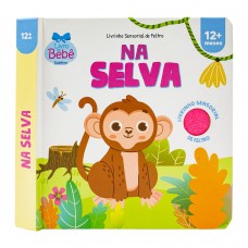 Livrinho Sensorial de Feltro: Na Selva
