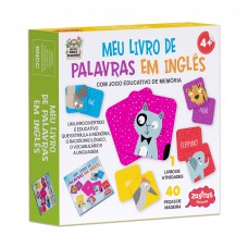Meu Livro De Palavras Em Inglês Com Peças De Madeira