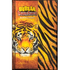 Bíblia Aventura para crianças NVI, Capa dura com fechamento em ímã, Tigre, Leitura Perfeita