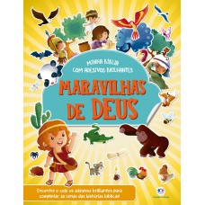 Maravilhas de Deus - Bíblia com adesivos brilhantes