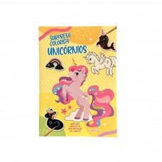 Surpresa Colorida: Unicórnios - Raspe para descobrir as cores escondidas nos adesivos! Surpresa Colorida: Unicórnios - Raspe para descobrir as cores escondidas nos adesivos!