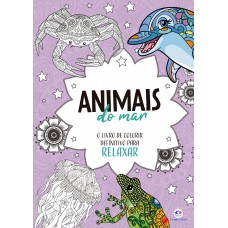 Animais do Mar - Livro de colorir e relaxar mandalas