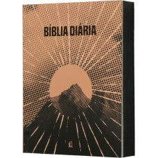 Bíblia Diária NVI, Letra tradicional, Fonte Leitura Perfeita, Capa brochura Montanha
