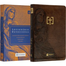 Lecionário devocional, Capa luxo com slipcase – Plano de leitura bíblica trienal com Salmos e oração, organizado pelo calendário litúrgico cristão