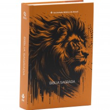 Bíblia Semear NAA, Letra Regular, Capa Dura Laranja