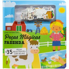 Peças Mágicas - Um livro com velcro: Fazenda