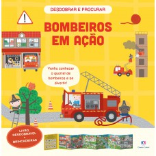 Bombeiros em ação - Livro desdobrável + brincadeiras Bombeiros em ação - Livro desdobrável + brincadeiras