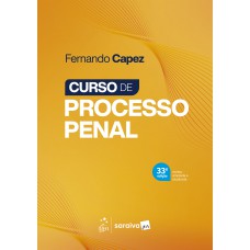 Curso de Processo Penal - 33ª Edição 2026