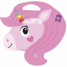 Meu Bloquinho Divertido Unicórnio - Atividades e Colorir com Alça