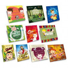KIT LIVROS INFANTIS ESPÍRITAS - 10 LIVROS