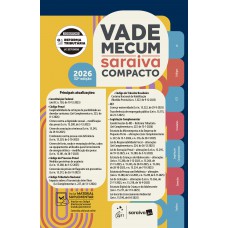 Vade Mecum Saraiva Compacto - 32ª Edição 2026 Vade Mecum Saraiva Compacto - 32ª Edição 2026