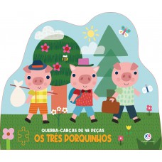 Os três porquinhos - Livro com quebra-cabeça