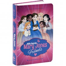 Mary Jones and Friends Bíblia Sagrada NTLH para meninas Capa Luxo