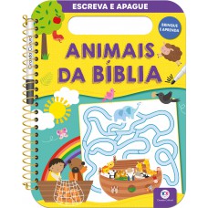 Animais da Bíblia - Escreva e apague - Livro com espiral
